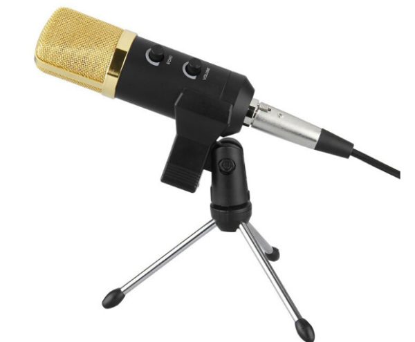 Wired USB Condenser Sound Recording Microphone with Stand