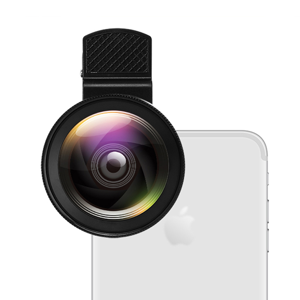 Universal Double Macro and Wide Angle Phone Lens