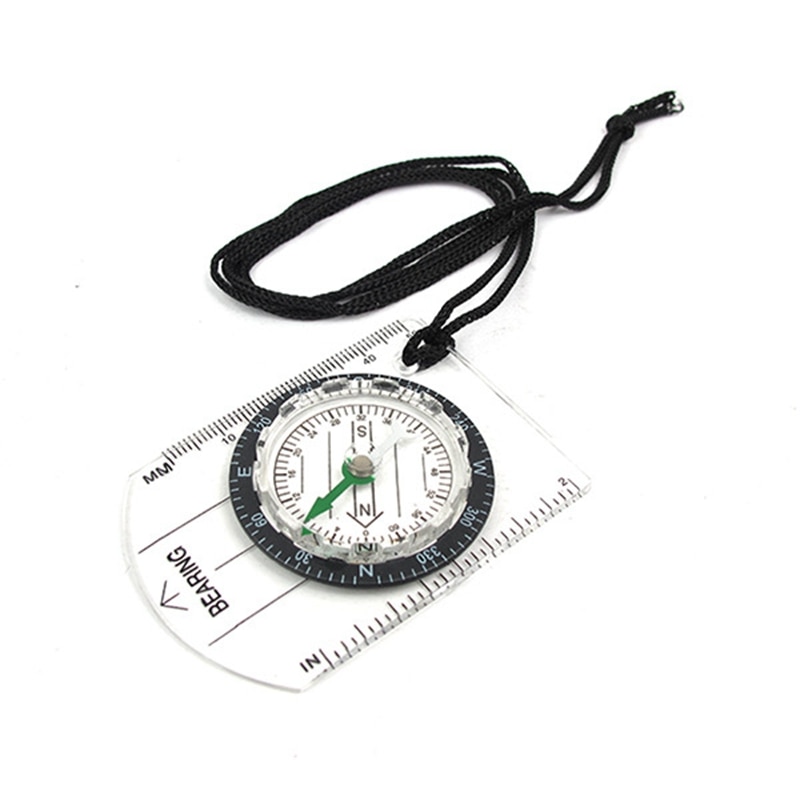 Transparent Portable Compass for Travel