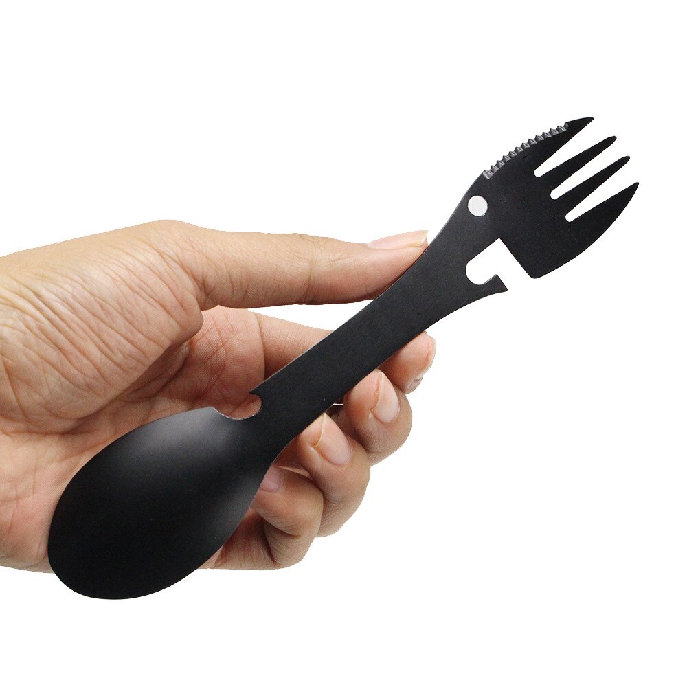 Multifunction Stainless Steel Cutlery for Car Camping
