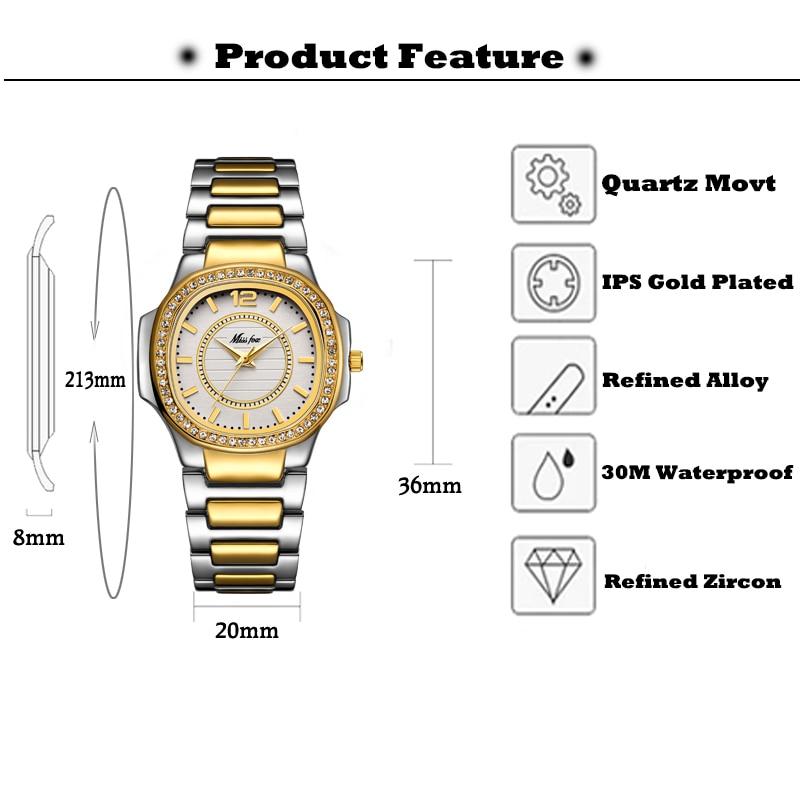 Women's Luxury Crystal Dial Watches