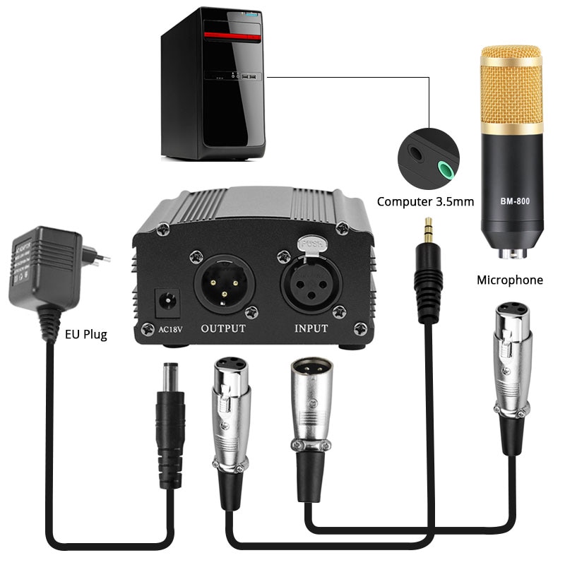 Professional Condenser Microphone for Studio Recording