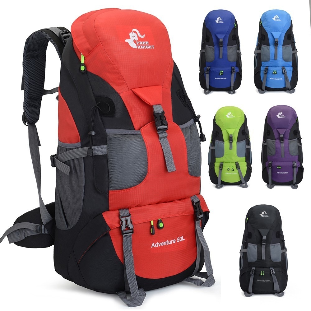 50L Waterproof Camping Backpack