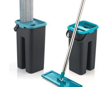 Master Your Cleaning Routine with the Flat Squeeze Mop and Bucket
